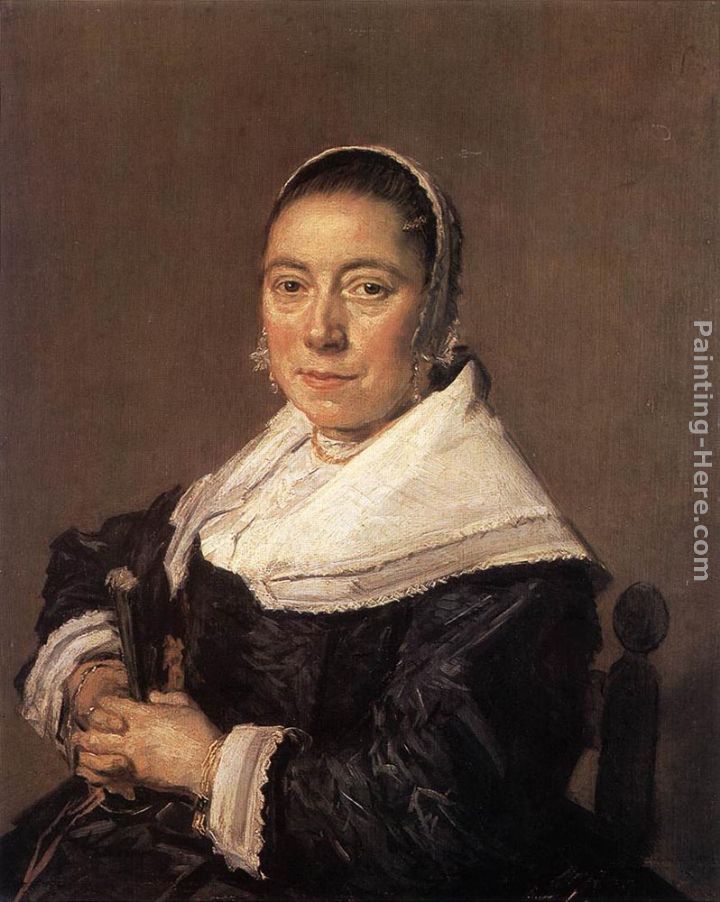 Portrait of a Seated Woman (presumedly Maria Vernatti) painting - Frans Hals Portrait of a Seated Woman (presumedly Maria Vernatti) art painting